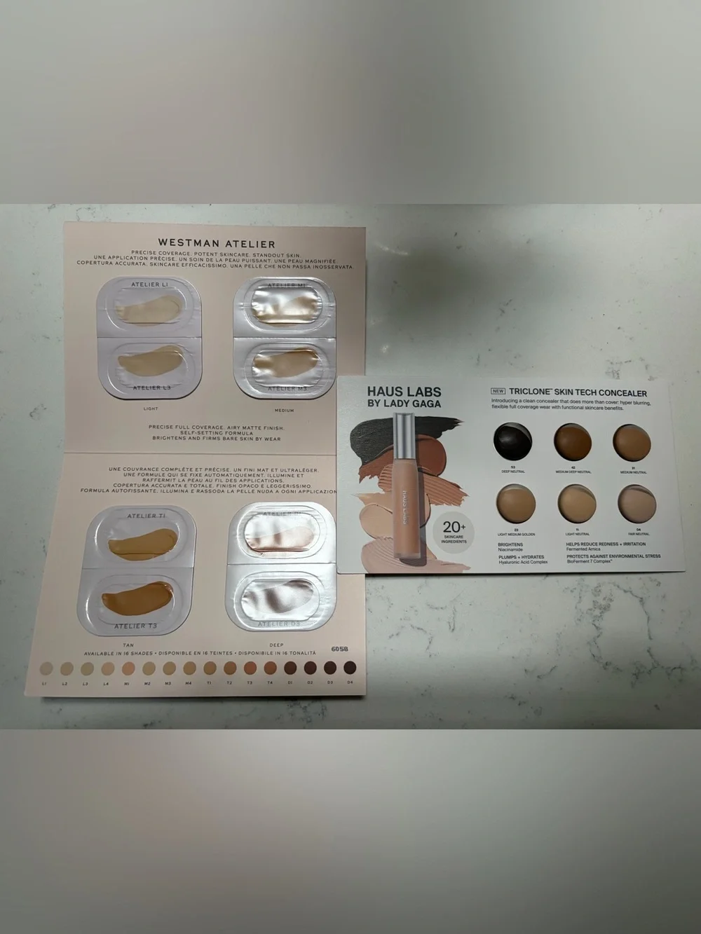 Foundation/Concealer Sample Set (9 Top Brands)